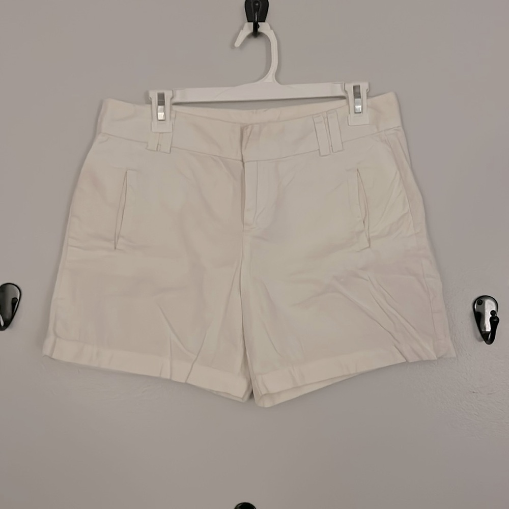Women’s white shorts